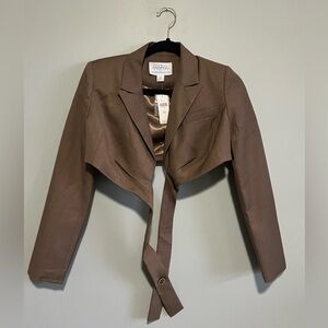 Mare Mare x Anthropologie cropped blazer size XXS